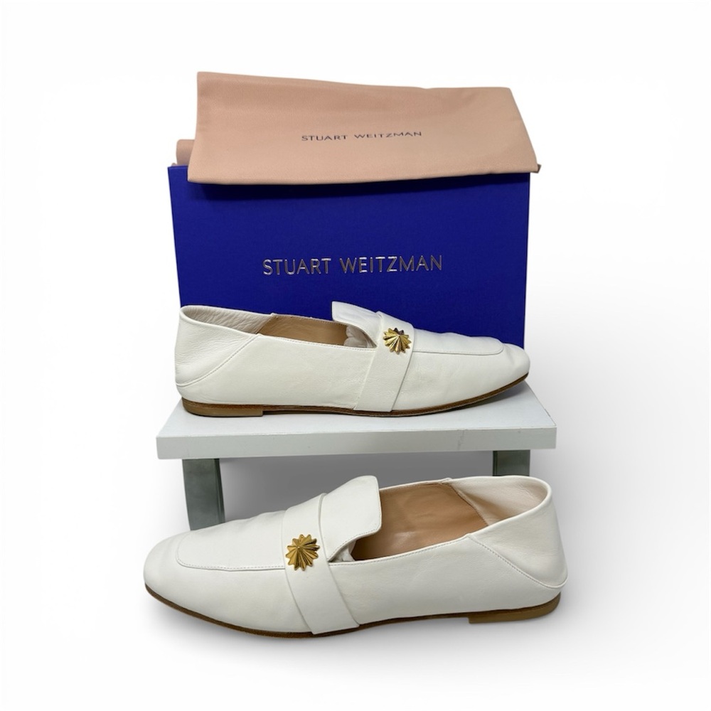 STUART WEITZMAN Convertible Leather Loafers